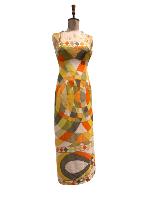 Emilio Pucci, 70s silk print shift dress