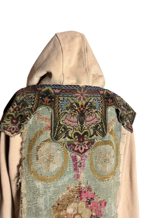 Burberry, reworked Men’s 80s hooded cotton sweatshirt