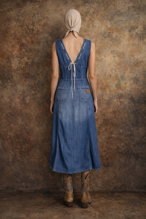 Chloé, 2004 by Phoebe Philo denim dress