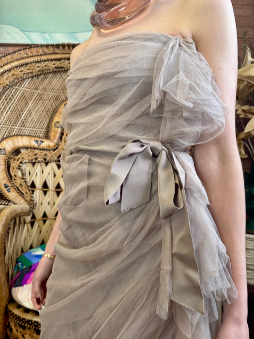 Lanvin, vintage tulle pleated dress
