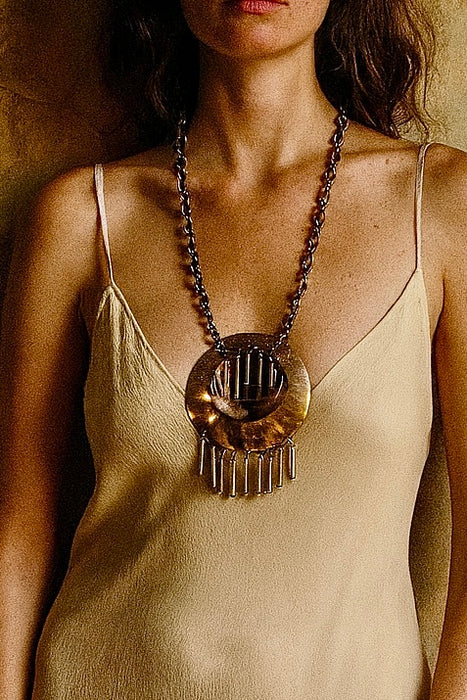 Jasmir, 70s reworked statement pendant