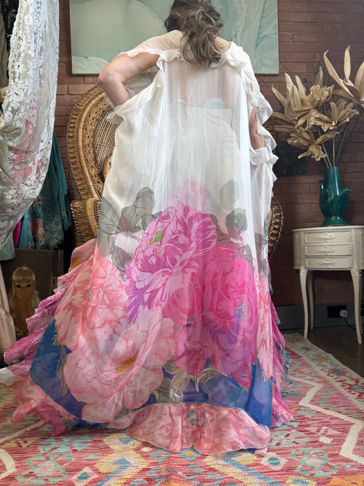 Valentino, 2020 silk chiffon floral dress