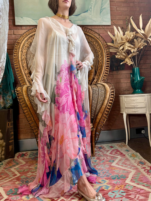 Valentino, 2020 silk chiffon floral dress