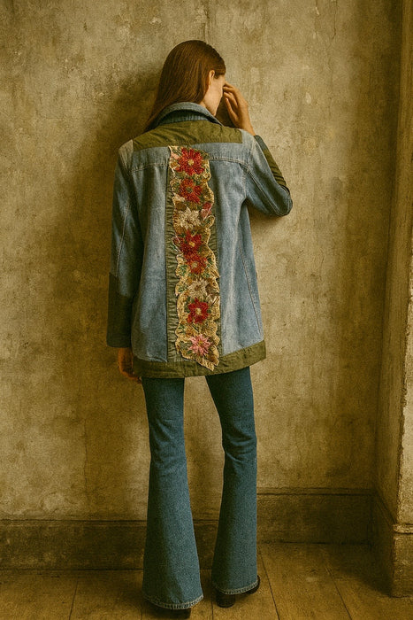 Virna, 70s denim reworked jacket