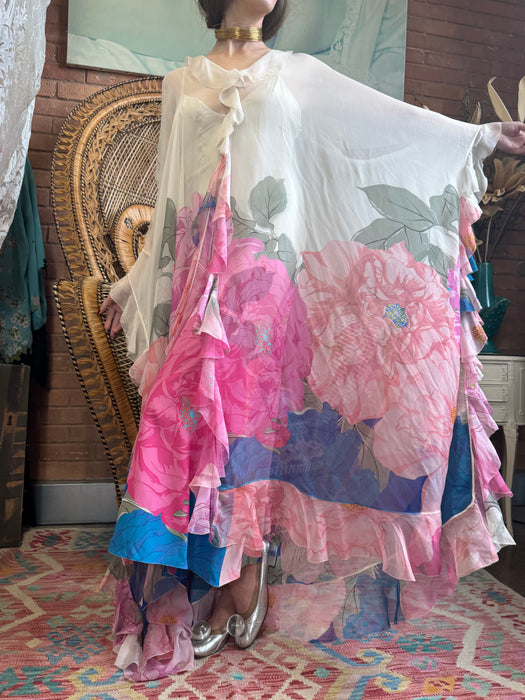 Valentino, 2020 silk chiffon floral dress