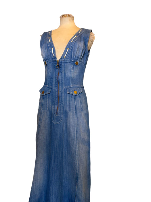 Chloé, 2004 by Phoebe Philo denim dress
