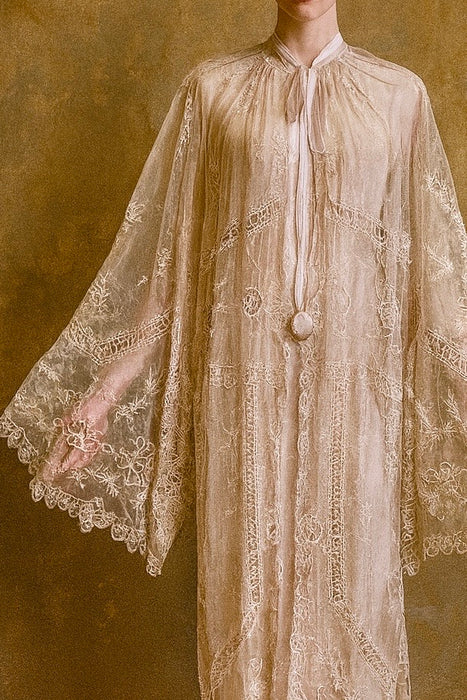 Bailey, original 30s French cream lace coat