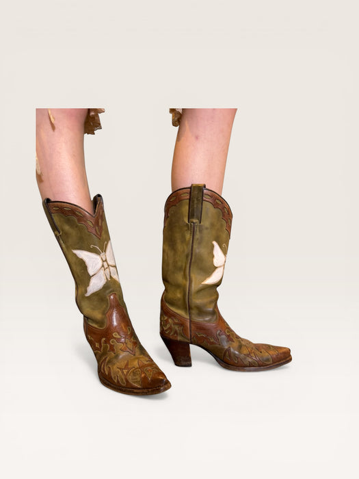 Austin, 2020 R. Soles hand painted tooled cowboy boots