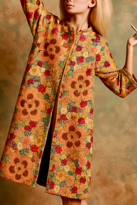 Dune, 40s floral hand ribbon coat