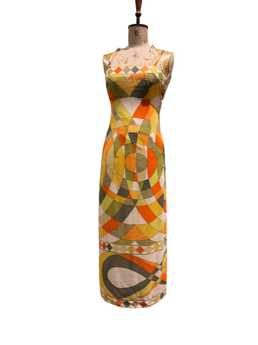 Emilio Pucci, 70s silk print shift dress