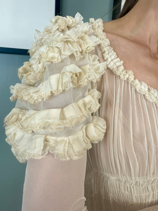 Yana, original 30s cream gown