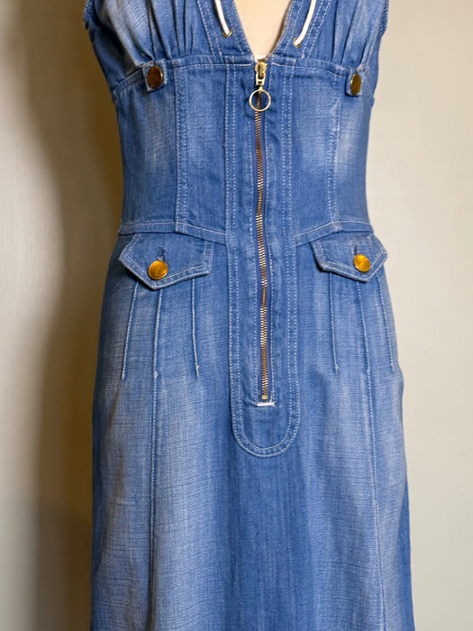 Chloé, 2004 by Phoebe Philo denim dress