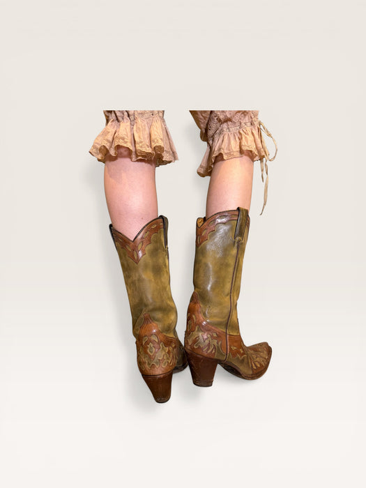 Austin, 2020 R. Soles hand painted tooled cowboy boots