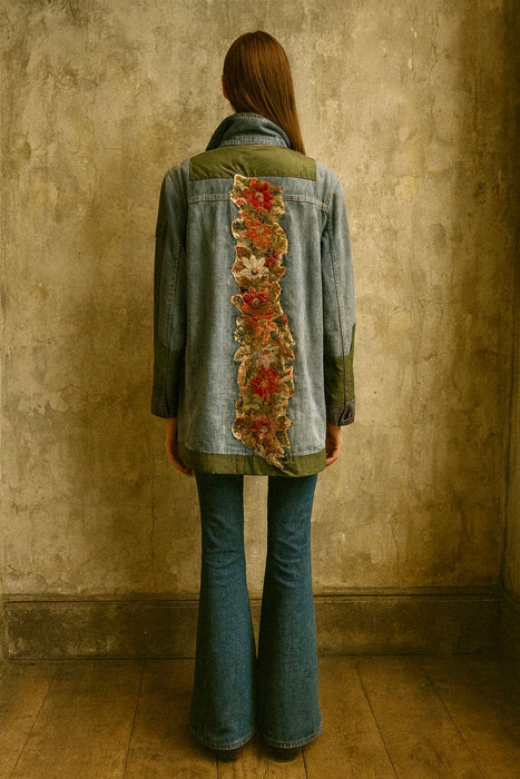 Virna, 70s denim reworked jacket