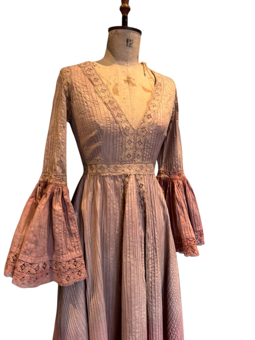 Mani, 70s Mexicana ombré hand dyed dress