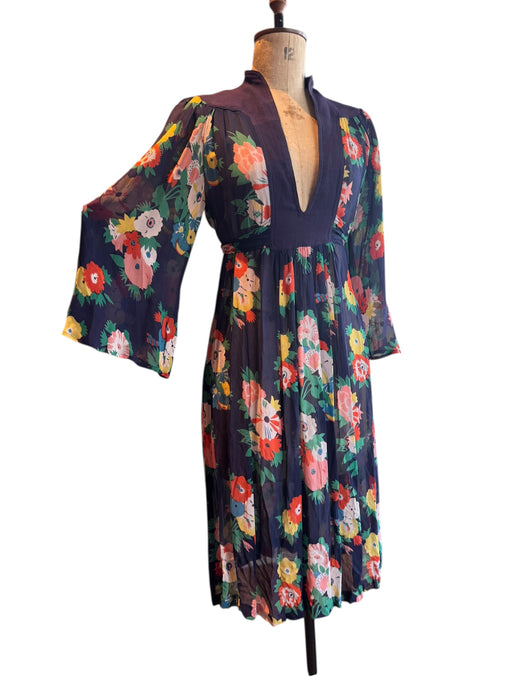 Ossie Clark, for Radley floral print dress and matching scarf