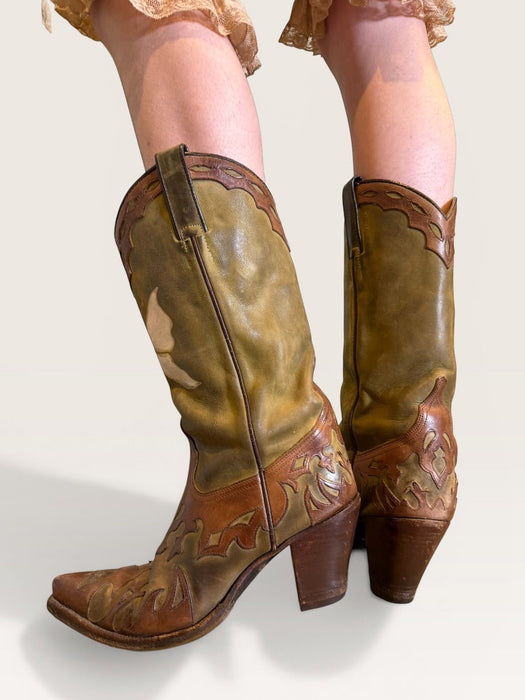 Austin, 2020 R. Soles hand painted tooled cowboy boots