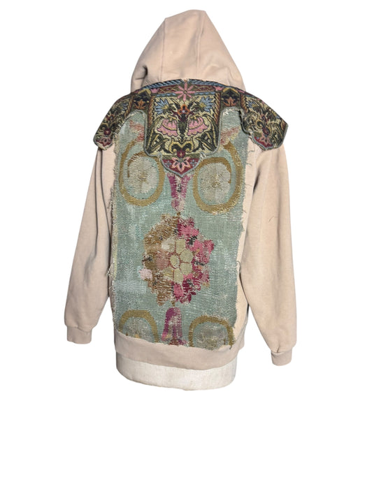 Burberry, reworked Men’s 80s hooded cotton sweatshirt