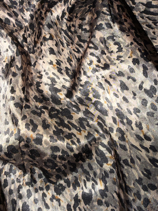 Sly, vintage faux fur and Mongolian collar belted coat