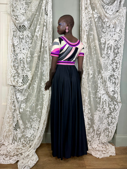 Pucci, 70s long silk dress