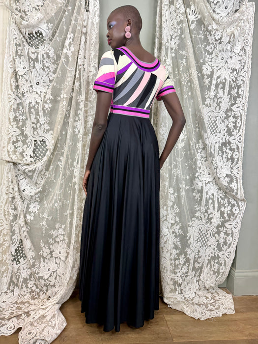 Pucci, 70s long silk dress