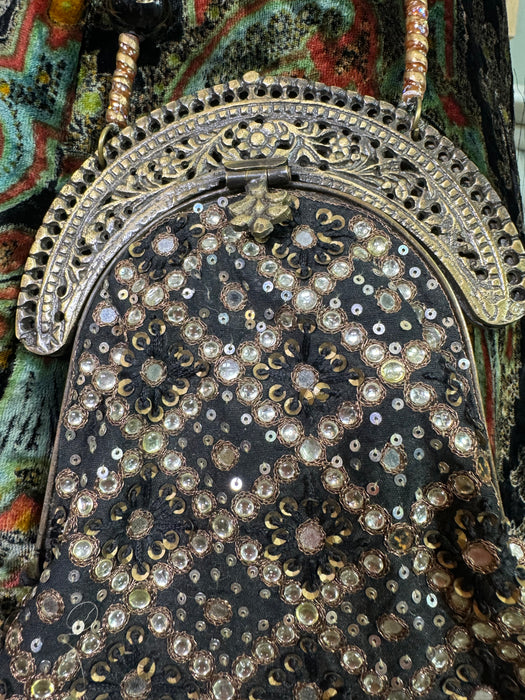 Moji, vintage beaded handbag