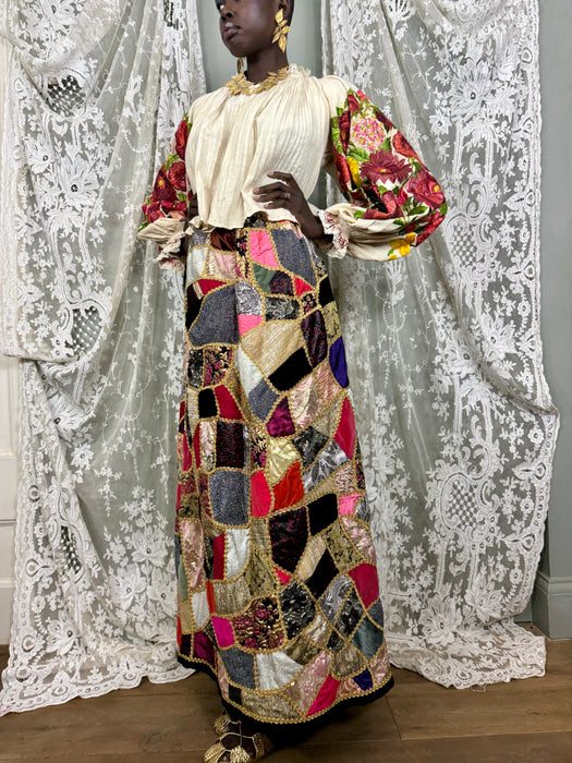 Sigrid, 60s patchwork A line skirt