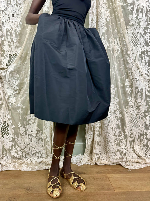 Miu Miu, Y2k black strapless dress