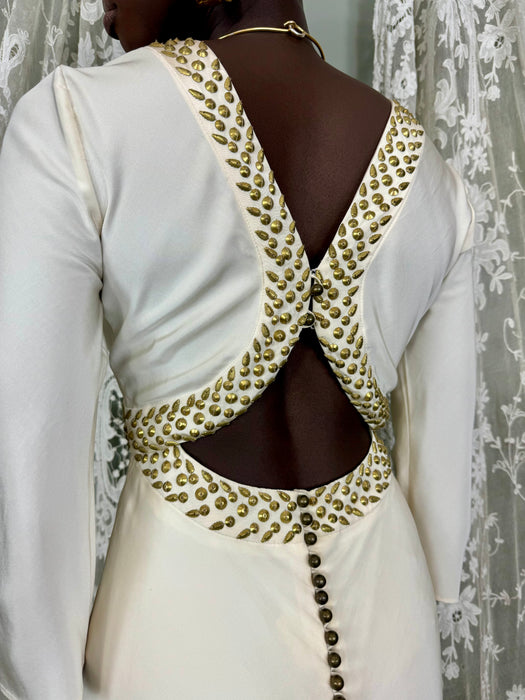 Chloé, Y2K cream studded dress