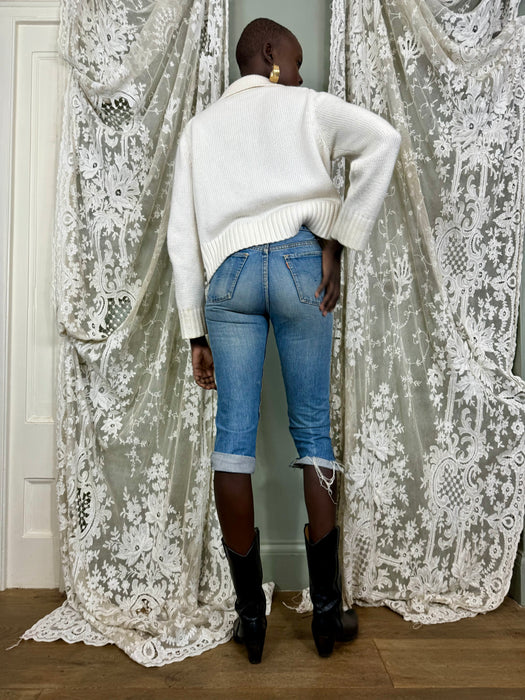Maisie, 70s original patchwork short jeans