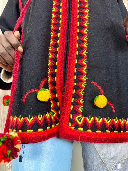 Vista, Guatemalan 70s embroidered jacket