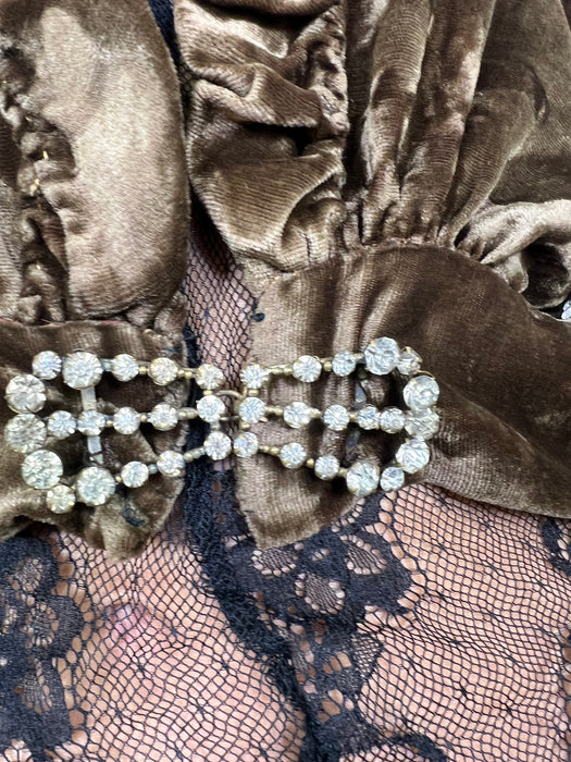 Fausto, 30s devoré beaded jacket