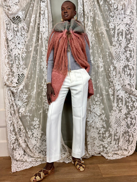 Mila, 80s mohair caped jacket