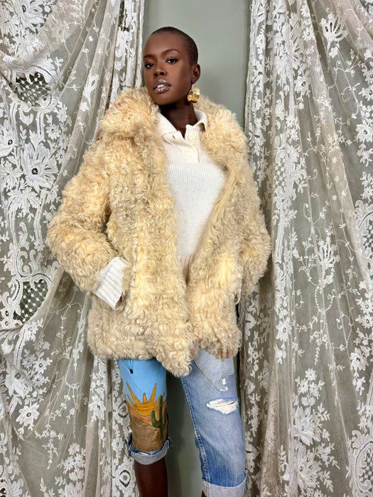 Mirma, 70s sheep skin jacket