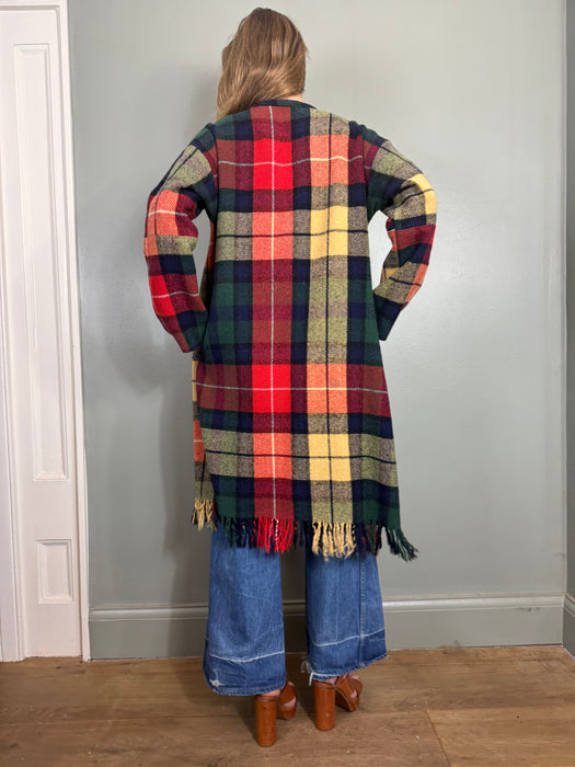 Christiana, vintage plaid coat