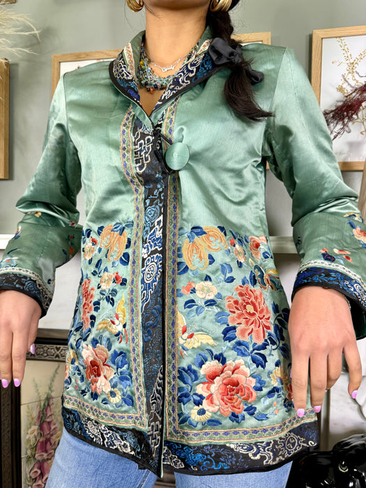 Cora, 30s Chinese embroidered jacket