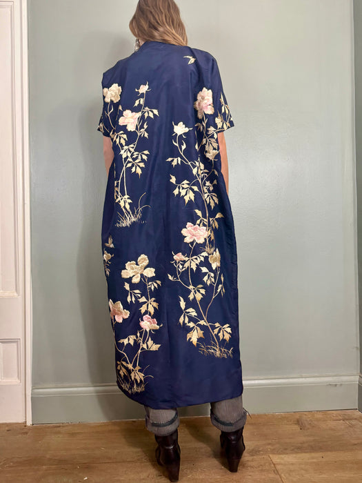 Astoria, 40s silk embroidered robe