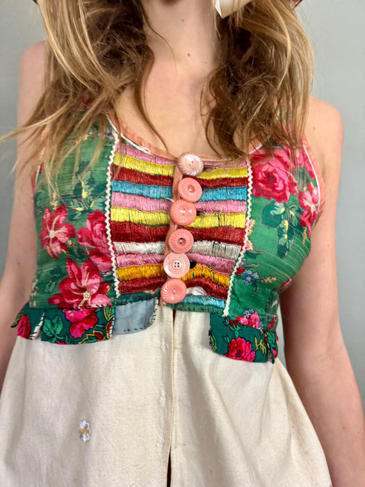 Jennifer, Hungarian folk 50s cotton dress