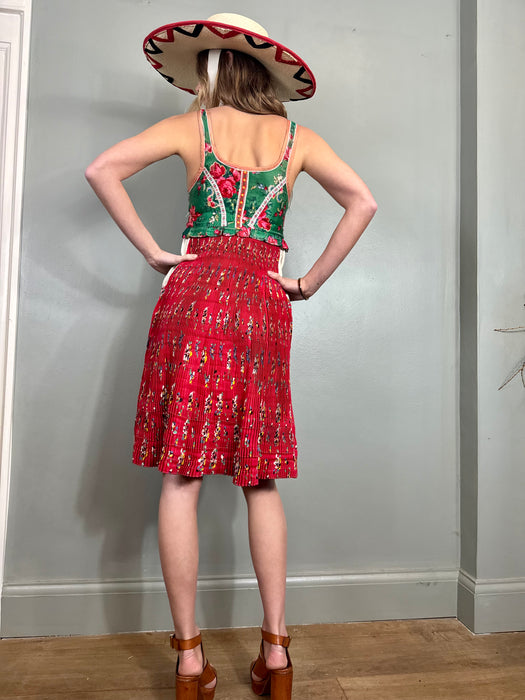 Jennifer, Hungarian folk 50s cotton dress