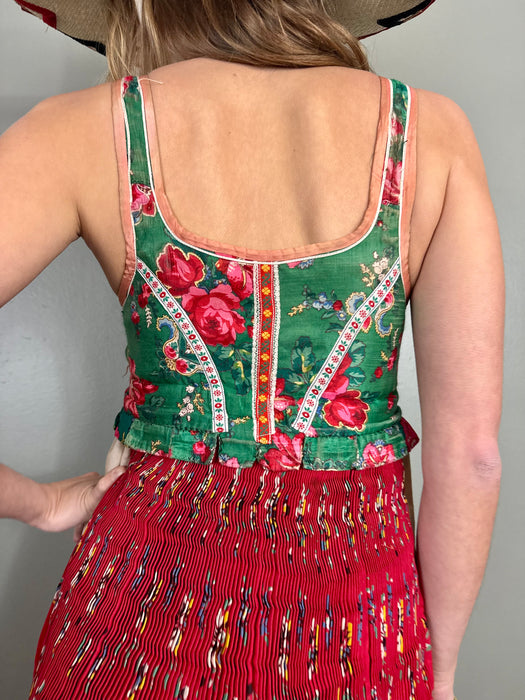 Jennifer, Hungarian folk 50s cotton dress