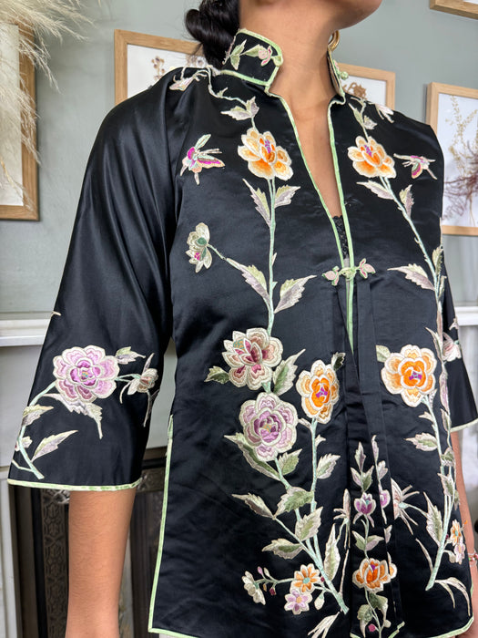 Hera, 30s Oriental floral jacket