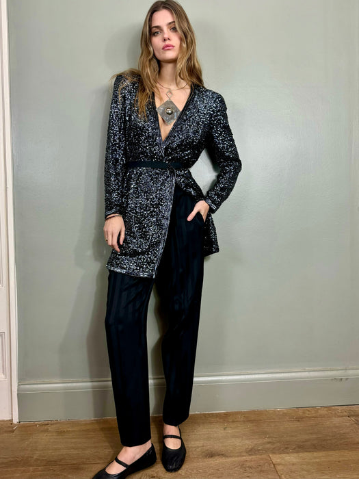 Carol, vintage iridescent sequins jacket