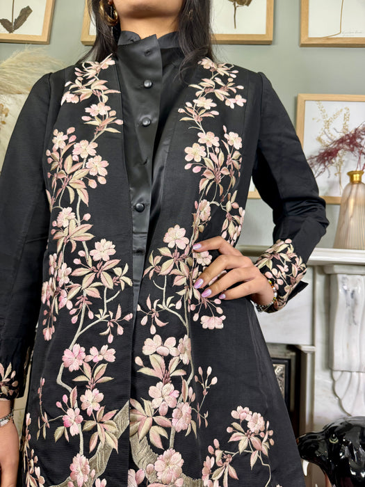 Cherry, 30s floral embroidered jacket