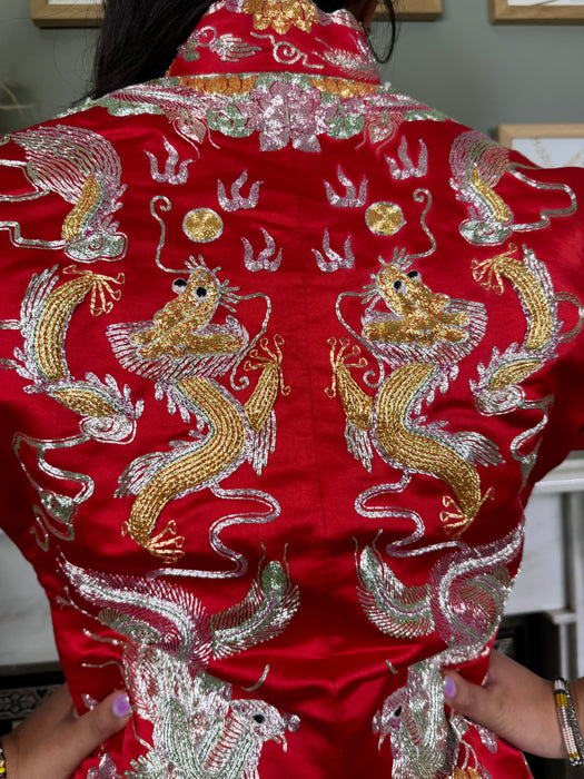 Lisa, 50s Chinese silk embroidered jacket