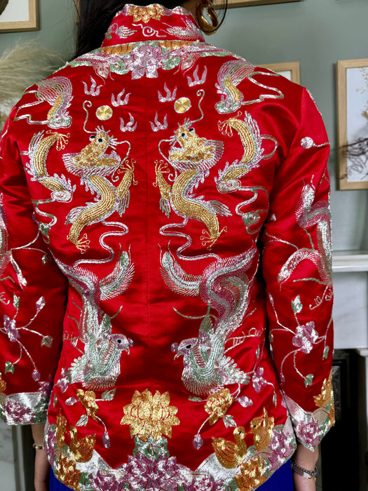 Lisa, 50s Chinese silk embroidered jacket