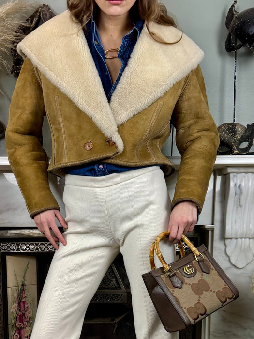 Nicole Farsi, 90s sheepskin jacket