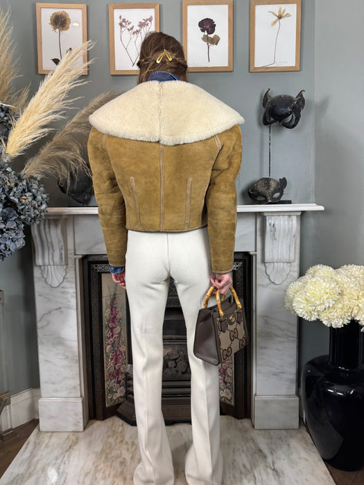 Nicole Farsi, 90s sheepskin jacket