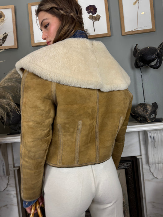 Nicole Farsi, 90s sheepskin jacket