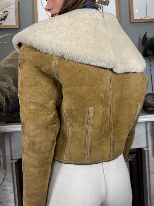 Nicole Farsi, 90s sheepskin jacket