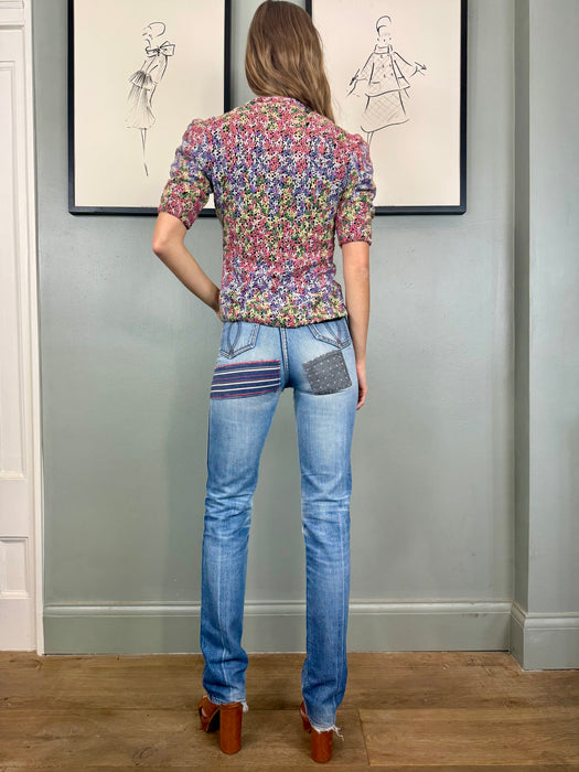 Tasha, 30s floral embroidered jacket